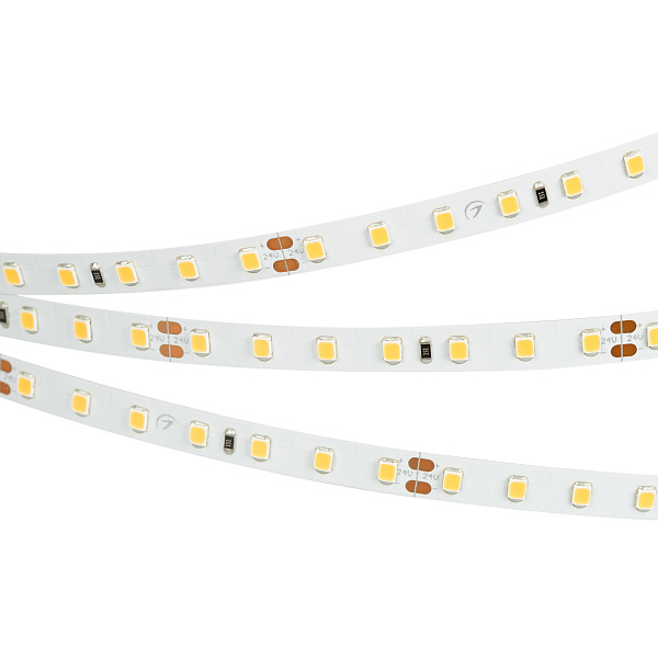 Светодиодная лента RT-A98-8mm 24V Warm2700 CRI98 (10 W/m, IP20, 2835, 5m) (Arlight, Открытый) Lednikoff