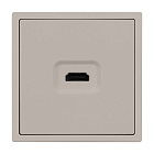 Механизм HDMI розетки SCT-NOBE-MHD1-SFPL-CA (Arlight, Кашемир) Lednikoff