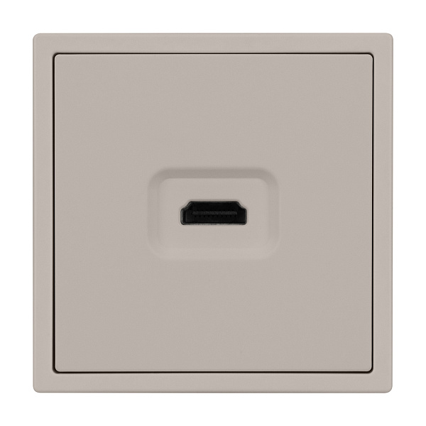 Механизм HDMI розетки SCT-NOBE-MHD1-SFPL-CA (Arlight, Кашемир) Lednikoff