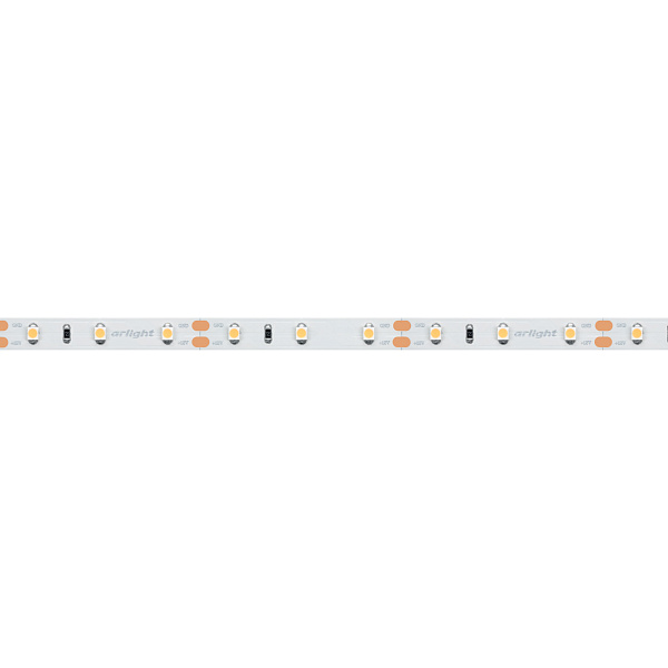 Светодиодная лента RT 2-5000 12V Warm2700 (3528, 300 LED, LUX) (Arlight, 4.8 Вт/м, IP20) Lednikoff