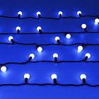 Светодиодная гирлянда ARD-BALL-CLASSIC-D23-20000-BLACK-160LED BLUE (230V, 7W) (Ardecoled, IP65) Lednikoff