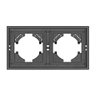 Рамка пластиковая FRM-TENDO-SFPL-2-GR (Arlight, Матовый графитовый) Lednikoff