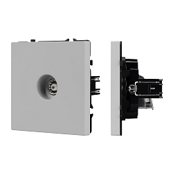 Механизм телевизионной розетки SCT-NOBE-MTV1-SFPL-IS (Arlight, Никель)