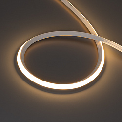 Светодиодная лента герметичная MOONLIGHT-3D-X544-10x10mm 24V Warm3000 (8 W/m, IP67, 5m, wire x1) (Arlight, Вывод боковой, 5 лет)