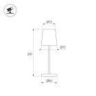 Светильник SP-DAISY-TAB-1.5W Warm3000-MIX (WH, 90 deg) (Arlight, IP54 Металл, 2 года) Lednikoff