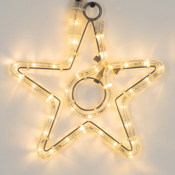 Фигура светодиодная ARD-STAR-M4-200x220-36LED Warm (230V, 2.5W) (Ardecoled, IP65) Lednikoff