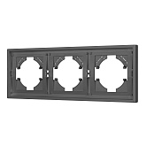 Рамка пластиковая FRM-TENDO-SFPL-3-GR (Arlight, Матовый песочный)