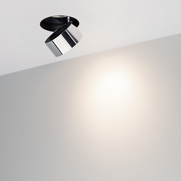 Светильник SP-PLURIO-BUILT-TRIMLESS-R120-9W Day4000 (BK-CHR, 36 deg, 230V) (Arlight, IP20 Металл, 3 года) Lednikoff
