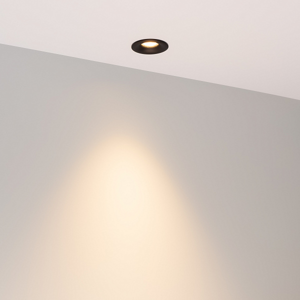 Светильник MS-FOGGY-BUILT-R45-5W Warm3000 (BK, 36 deg, 230V) (Arlight, IP54 Металл, 5 лет) Lednikoff