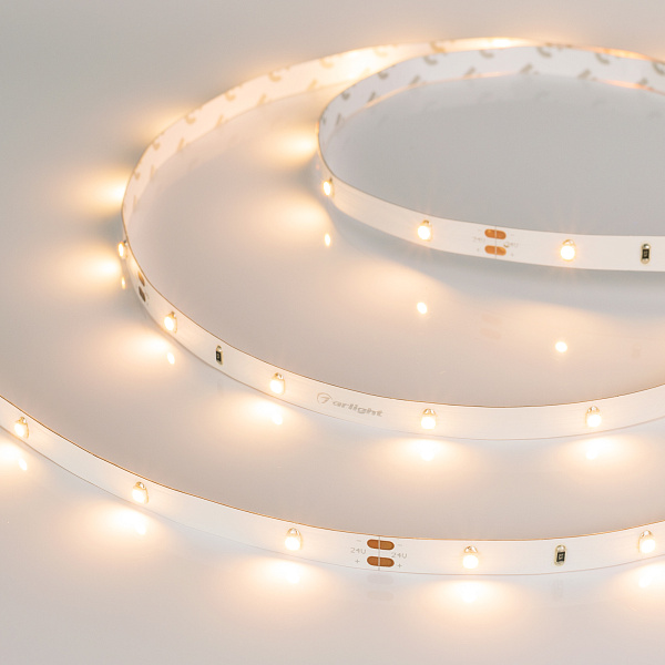 Светодиодная лента RT 2-5000 24V Warm3000 0.5x (3528, 150 LED, LUX) (Arlight, 2.9 Вт/м, IP20) Lednikoff