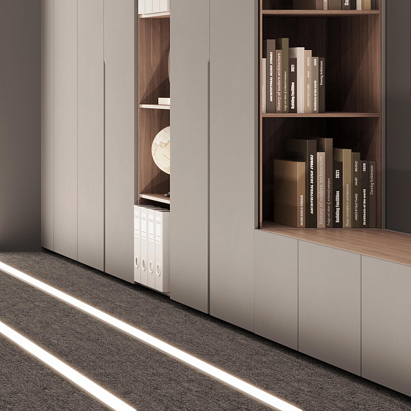 Профиль FLOOR60-H26-3000 ANOD BLACK (Arlight, Алюминий) Lednikoff