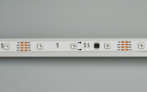Светодиодная лента SPI-5000-AM 12V RGB (5060, 150 LED x3, 1804) (Arlight, Открытый, IP20) Lednikoff