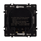 ARL NOBE USB Розетка тип А+С+С софт-тач никель SCT-MUACC-SFPL-FC-IS (65W, QC3) (Arlight, -) Lednikoff