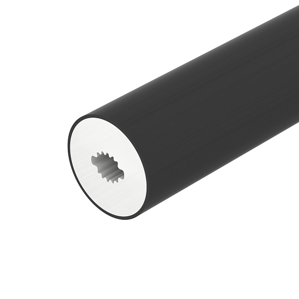 Силиконовый профиль WPH-FLEX-D22-360deg-S8-5m BLACK (Arlight, Силикон) Lednikoff