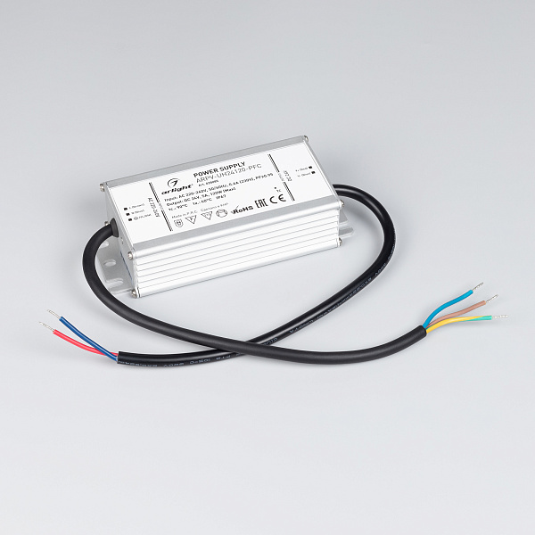 Блок питания ARPV-UH24120-PFC (24V, 5.0A, 120W) (Arlight, IP67 Металл, 7 лет) Lednikoff