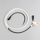 Светодиодная лента герметичная WAVE-TOP-PU-A144-10x10mm 24V White5700 (5 W/m, IP68, 1m, wire x1) (Arlight, Вывод боковой, 3 года)