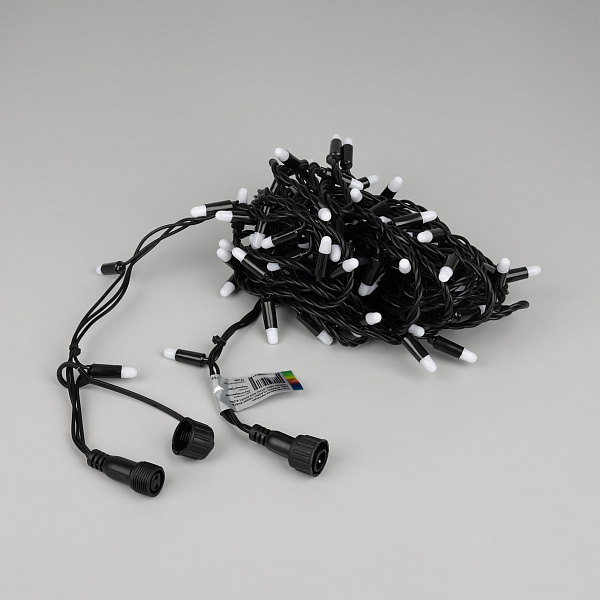 Светодиодная гирлянда ARD-STRING-PRO-10000-BLACK-100LED-MILK-LIVE RGB-DMX (24V, 10W) (Ardecoled, IP65) Lednikoff