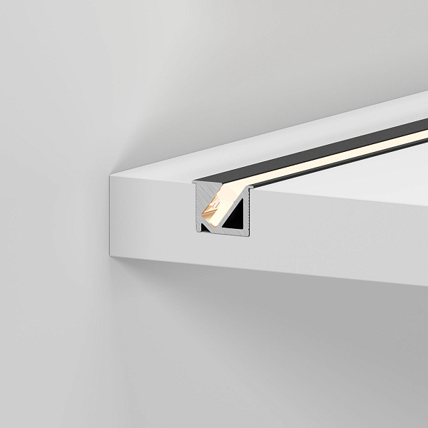 Профиль SL-BEVEL-H10-F14-2000 ANOD BLACK (Arlight, Алюминий) Lednikoff