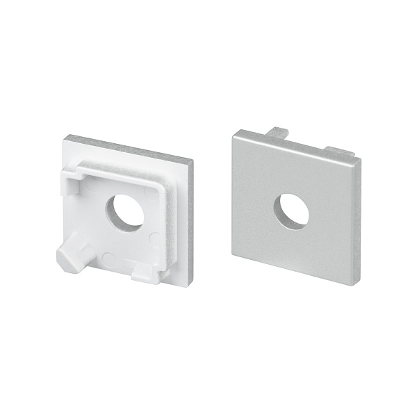 Заглушка SL-KANT-H16-S10 SQUARE с отверстием (Arlight, Пластик) Lednikoff