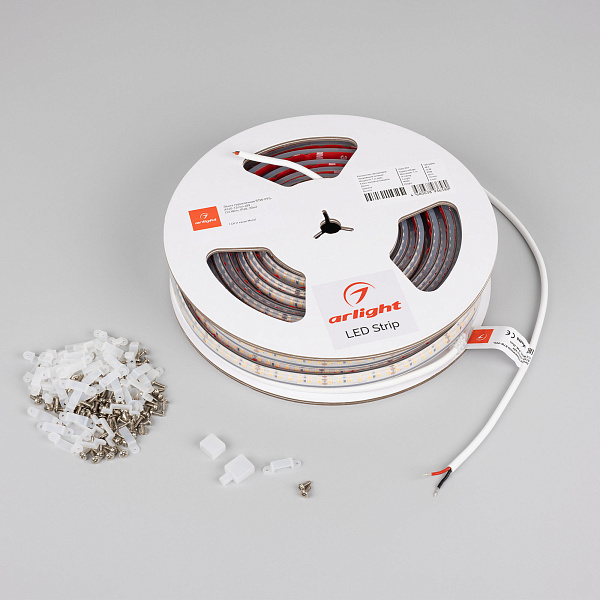 Светодиодная лента герметичная RTW-PFS-A140-12mm 48V White6000 (12 W/m, IP68, 20m) (Arlight, -) Lednikoff
