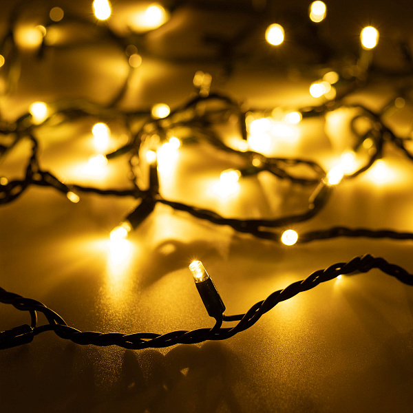 Светодиодная гирлянда ARD-STRING-PRO-1000-GREEN-100LED-PULSE Warm (230V, 7W) (Ardecoled, IP65) Lednikoff