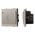 ARL NOBE Выключатель карточный магнитный софт-тач кашемир SWT-CRD-SFPL-CA (250V, 25A) (Arlight, -) Lednikoff
