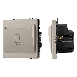 ARL NOBE Выключатель карточный магнитный софт-тач кашемир SWT-CRD-SFPL-CA (250V, 25A) (Arlight, -)