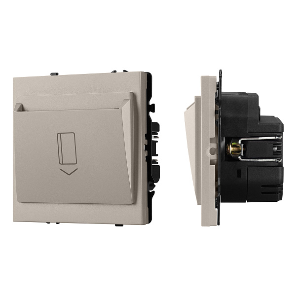 ARL NOBE Выключатель карточный магнитный софт-тач кашемир SWT-CRD-SFPL-CA (250V, 25A) (Arlight, -) Lednikoff