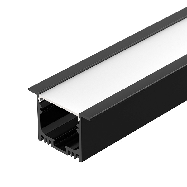 Профиль SL-LINIA49M-F-2000 BLACK (Arlight, Алюминий) Lednikoff