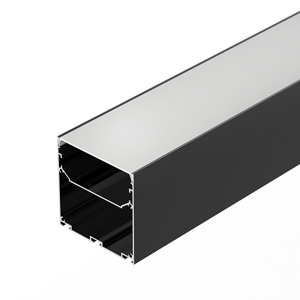 Профиль LINE-S-7575-3000 BLACK (Arlight, Алюминий) Lednikoff