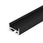 Профиль с экраном SL-LINE-2011M-2500 BLACK+OPAL SQUARE (Arlight, Алюминий) Lednikoff