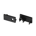 Комплект заглушек SL-BEVEL-W21 BLACK (Arlight, Пластик) Lednikoff