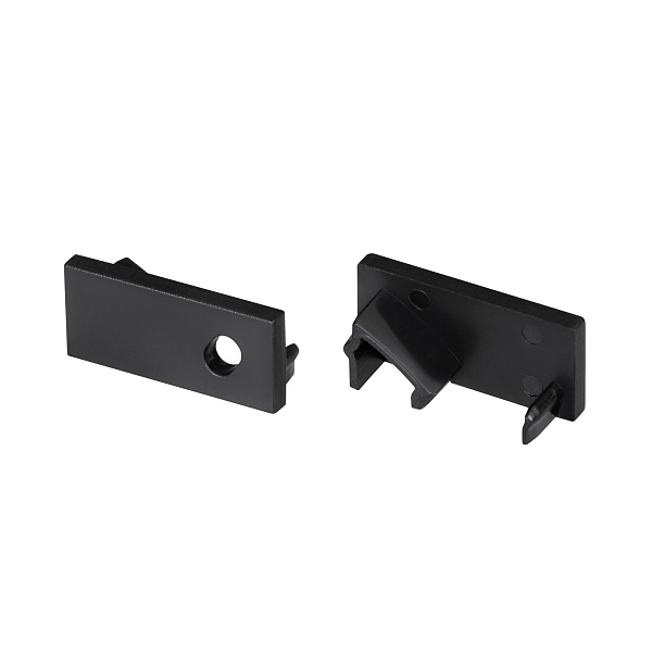 Комплект заглушек SL-BEVEL-W21 BLACK (Arlight, Пластик) Lednikoff
