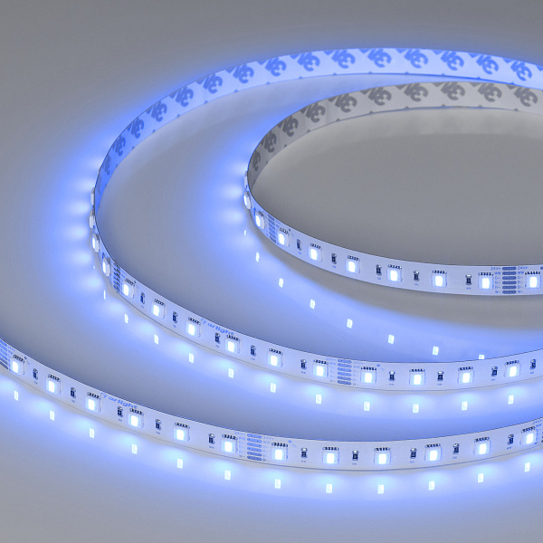 Светодиодная лента RT-B60-12mm 24V RGBW-MIX-5-in-1 (20 W/m, IP20, 5060, 5m) (Arlight, Открытый) Lednikoff