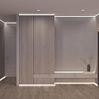 Профиль PLINTUS-H58-F-2000 BLACK (Arlight, Алюминий) Lednikoff