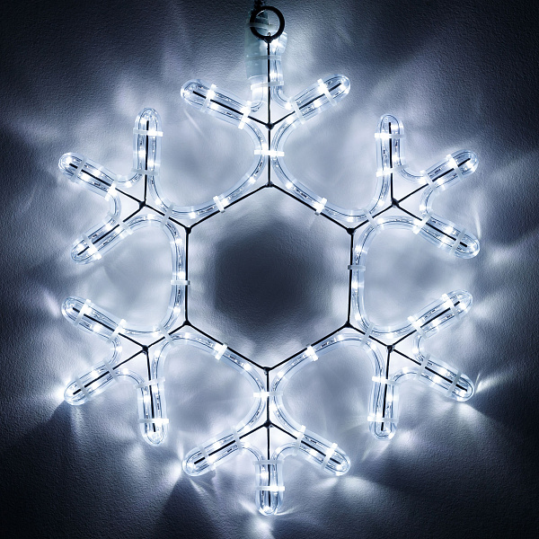 Фигура светодиодная ARD-SNOWFLAKE-M7-450x375-108LED White (230V, 6.5W) (Ardecoled, IP65) Lednikoff