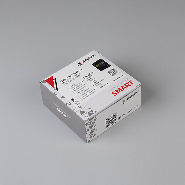 INTELLIGENT ARLIGHT Сенсорная панель SMART-DALI-301-11-1G-4SC-DT8 Черная (230V, встраиваемая, 2.4G) (IARL, IP20 Пластик, 5 лет) Lednikoff