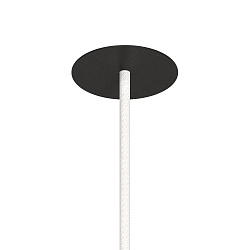 Вывод провода питания для натяжного потолка SPX-CAP-STRETCH-R64-C6.5 (Черный RAL9005) (Arlight, Металл)