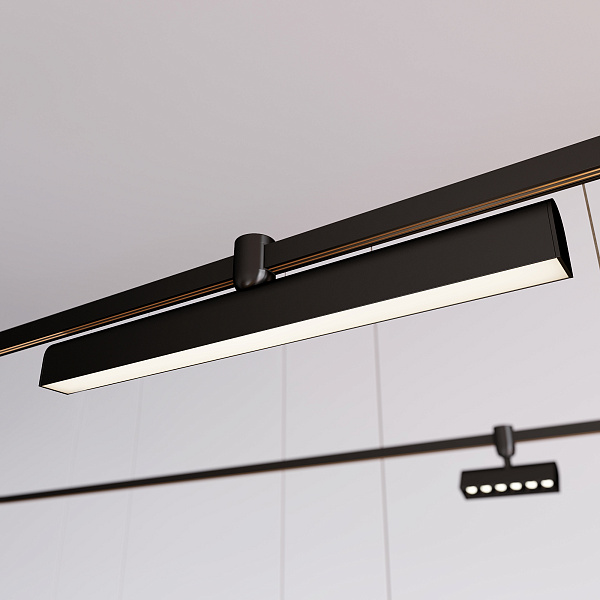Светильник ART-APRIORI-FLAT-L500-15W Warm3000 (BK, 120 deg, 48V) (Arlight, IP20 Металл, 3 года)
