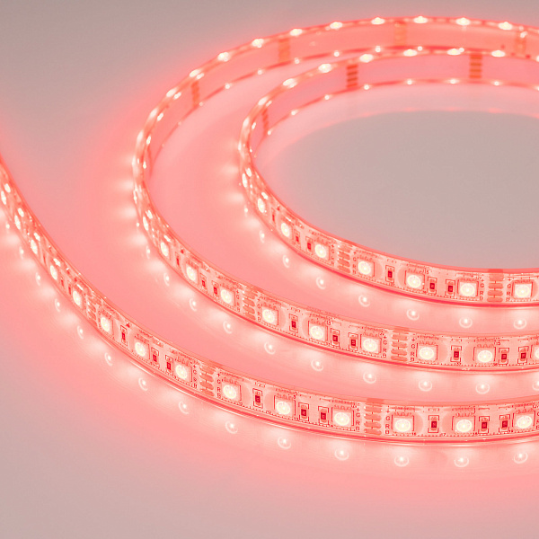 Светодиодная лента герметичная RTW-PU-B60-12.5mm 12V RGB (14.4 W/m, IP68, Wire 2m, 5m) (Arlight, -) Lednikoff