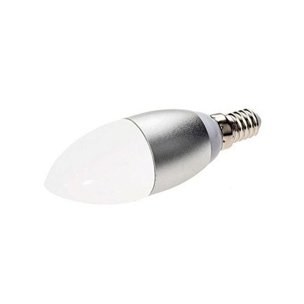 Светодиодная лампа E14 CR-DP-Candle-M 6W Warm White (Arlight, СВЕЧА) Lednikoff