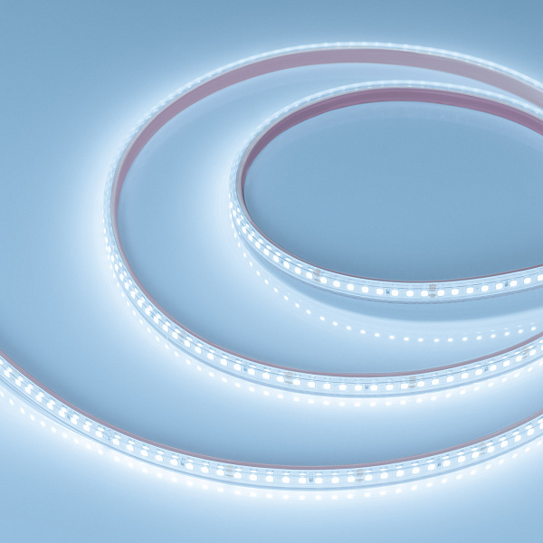 Светодиодная лента RTW 2-5000PS 24V Cool 8K 2x (2835, 160 LED/m, LUX) (Arlight, 12 Вт/м, IP67) Lednikoff
