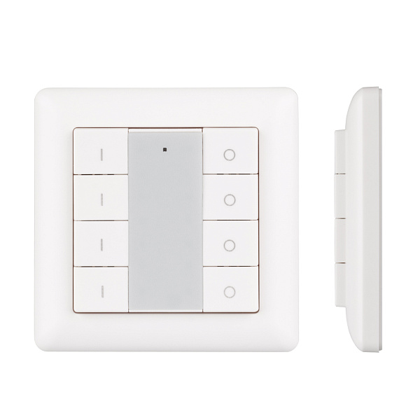 Панель Knob SR-KN9550K8-UP White (KNX, DIM) (Arlight, IP20 Пластик, 3 года) Lednikoff