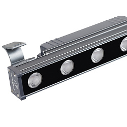 Линейный прожектор AR-LINE-300-6W Warm3000 (GR, 15x60 deg, 230V) (Arlight, IP65 Металл, 3 года)