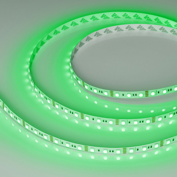 Светодиодная лента RT-B72-10mm 12V RGB (15 W/m, IP20, 5060, 5m) (Arlight, 15 Вт/м, IP20) Lednikoff