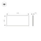 Панель IM-600x1200A-48W White (Arlight, IP40 Металл, 3 года) Lednikoff