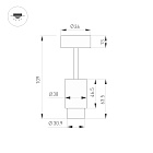Светильник ART-NEMO-SURFACE-ZOOM-R38-5W Warm3000 (BK, 10-55 deg, 24V) (Arlight, IP20 Металл, 5 лет) Lednikoff