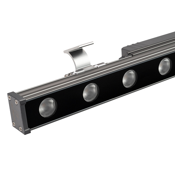 Линейный прожектор AR-LINE-500-9W Warm3000 (GR, 15x60 deg, 230V) (Arlight, IP65 Металл, 3 года) Lednikoff
