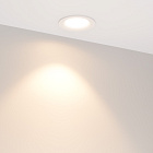 Светильник MS-FOGGY-BUILT-R86-10W Warm3000 (WH, 60 deg, 230V) (Arlight, IP54 Металл, 5 лет) Lednikoff