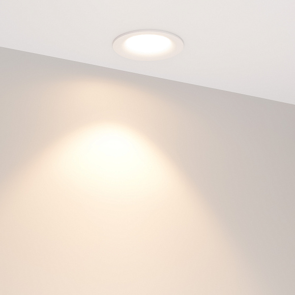 Светильник MS-FOGGY-BUILT-R86-10W Warm3000 (WH, 60 deg, 230V) (Arlight, IP54 Металл, 5 лет) Lednikoff